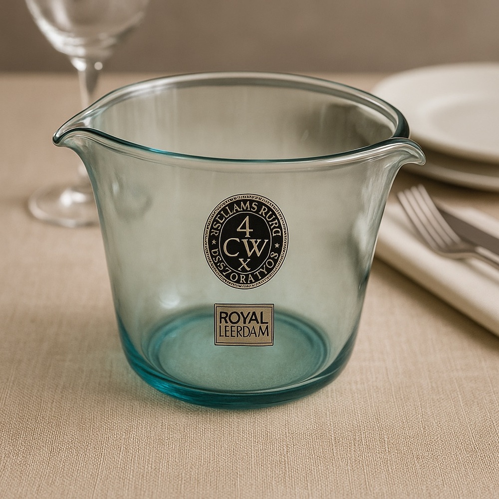 Elegant Vintage‎ Crystal Wine Rinser Bowl – Hand-Blown Art Glass